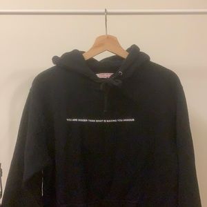 WE’RE NOT REALLY STRANGERS, ANXIETY HOODIE